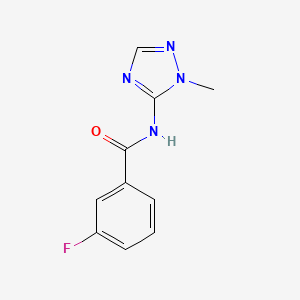 3-fluoro-N-(2-methyl-1,2,4-triazol-3-yl)benzamide