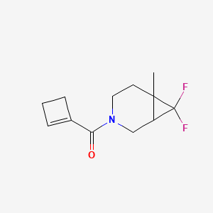 Cyclobuten-1-yl-(7,7-difluoro-6-methyl-3-azabicyclo[4.1.0]heptan-3-yl)methanone