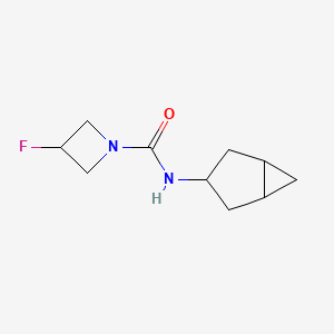 N-(3-bicyclo[3.1.0]hexanyl)-3-fluoroazetidine-1-carboxamide