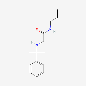 2-(2-phenylpropan-2-ylamino)-N-propylacetamide