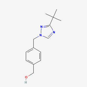 [4-[(3-Tert-butyl-1,2,4-triazol-1-yl)methyl]phenyl]methanol