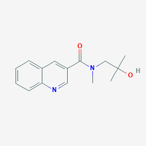 N-(2-hydroxy-2-methylpropyl)-N-methylquinoline-3-carboxamide