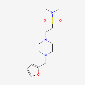 2-[4-(furan-2-ylmethyl)piperazin-1-yl]-N,N-dimethylethanesulfonamide