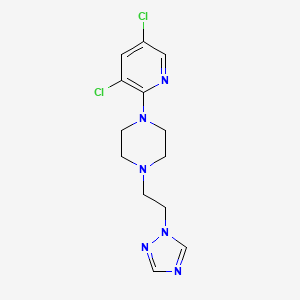 1-(3,5-Dichloropyridin-2-yl)-4-[2-(1,2,4-triazol-1-yl)ethyl]piperazine