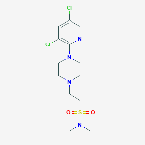 2-[4-(3,5-dichloropyridin-2-yl)piperazin-1-yl]-N,N-dimethylethanesulfonamide