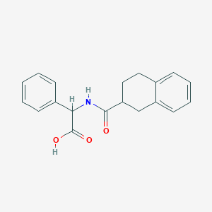 2-Phenyl-2-(1,2,3,4-tetrahydronaphthalene-2-carbonylamino)acetic acid