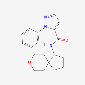 N-(8-oxaspiro[4.5]decan-4-yl)-2-phenylpyrazole-3-carboxamide