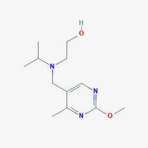 2-[(2-Methoxy-4-methylpyrimidin-5-yl)methyl-propan-2-ylamino]ethanol