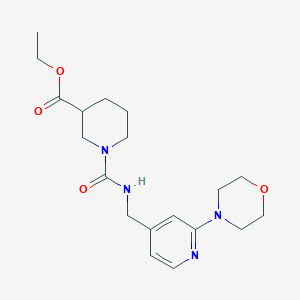 Ethyl 1-[(2-morpholin-4-ylpyridin-4-yl)methylcarbamoyl]piperidine-3-carboxylate