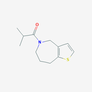 2-Methyl-1-(4,6,7,8-tetrahydrothieno[3,2-c]azepin-5-yl)propan-1-one