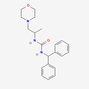 1-Benzhydryl-3-(1-morpholin-4-ylpropan-2-yl)urea