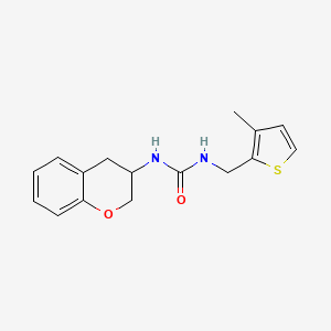 1-(3,4-dihydro-2H-chromen-3-yl)-3-[(3-methylthiophen-2-yl)methyl]urea