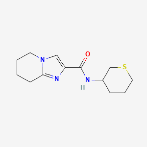 N-(thian-3-yl)-5,6,7,8-tetrahydroimidazo[1,2-a]pyridine-2-carboxamide