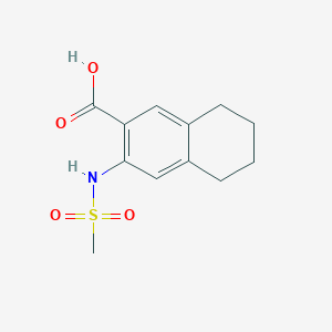 3-(Methanesulfonamido)-5,6,7,8-tetrahydronaphthalene-2-carboxylic acid