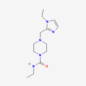 N-ethyl-4-[(1-ethylimidazol-2-yl)methyl]piperazine-1-carboxamide