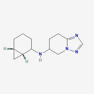 N-[(1R,6S)-2-bicyclo[4.1.0]heptanyl]-5,6,7,8-tetrahydro-[1,2,4]triazolo[1,5-a]pyridin-6-amine