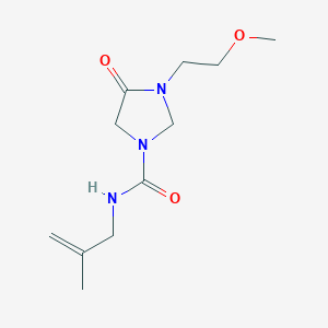 3-(2-methoxyethyl)-N-(2-methylprop-2-enyl)-4-oxoimidazolidine-1-carboxamide