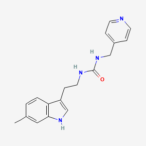 1-[2-(6-methyl-1H-indol-3-yl)ethyl]-3-(pyridin-4-ylmethyl)urea