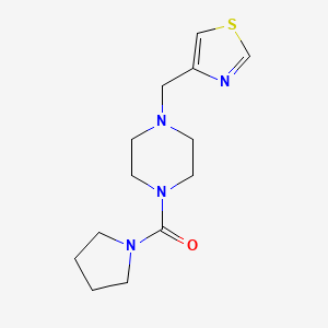 Pyrrolidin-1-yl-[4-(1,3-thiazol-4-ylmethyl)piperazin-1-yl]methanone