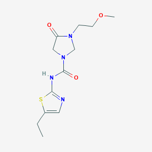 N-(5-ethyl-1,3-thiazol-2-yl)-3-(2-methoxyethyl)-4-oxoimidazolidine-1-carboxamide