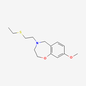 4-(2-ethylsulfanylethyl)-8-methoxy-3,5-dihydro-2H-1,4-benzoxazepine