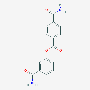 molecular formula C15H12N2O4 B7051856 (3-Carbamoylphenyl) 4-carbamoylbenzoate 