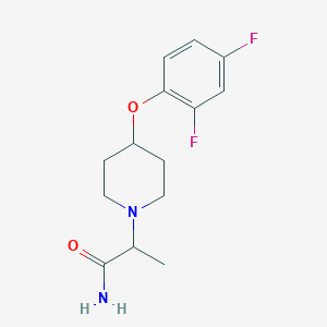 2-[4-(2,4-Difluorophenoxy)piperidin-1-yl]propanamide