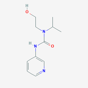 1-(2-Hydroxyethyl)-1-propan-2-yl-3-pyridin-3-ylurea