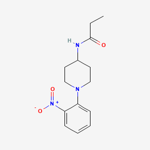 N-[1-(2-nitrophenyl)piperidin-4-yl]propanamide