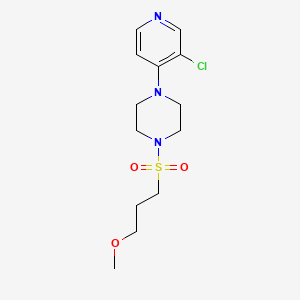 1-(3-Chloropyridin-4-yl)-4-(3-methoxypropylsulfonyl)piperazine