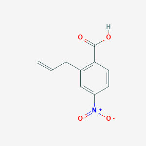 molecular formula C10H9NO4 B070521 2-Allyl-4-nitrobenzoic acid CAS No. 193806-53-0