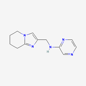 N-(5,6,7,8-tetrahydroimidazo[1,2-a]pyridin-2-ylmethyl)pyrazin-2-amine