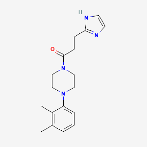 1-[4-(2,3-dimethylphenyl)piperazin-1-yl]-3-(1H-imidazol-2-yl)propan-1-one