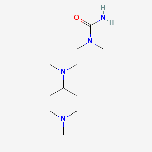 1-Methyl-1-[2-[methyl-(1-methylpiperidin-4-yl)amino]ethyl]urea