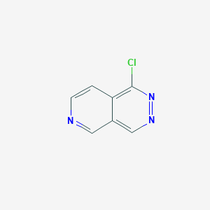 molecular formula C7H4ClN3 B070527 1-Chloropyrido[3,4-d]pyridazine CAS No. 162022-92-6