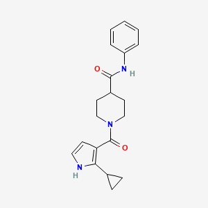 1-(2-cyclopropyl-1H-pyrrole-3-carbonyl)-N-phenylpiperidine-4-carboxamide