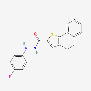 N'-(4-fluorophenyl)-4,5-dihydrobenzo[g][1]benzothiole-2-carbohydrazide