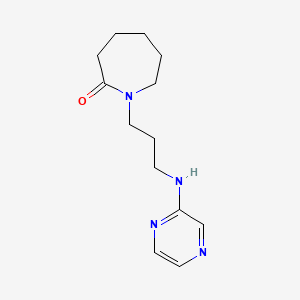 1-[3-(Pyrazin-2-ylamino)propyl]azepan-2-one