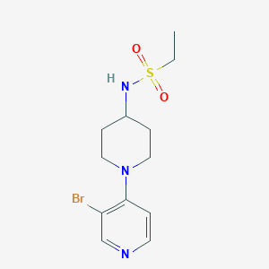 N-[1-(3-bromopyridin-4-yl)piperidin-4-yl]ethanesulfonamide