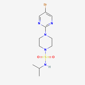 4-(5-bromopyrimidin-2-yl)-N-propan-2-ylpiperazine-1-sulfonamide