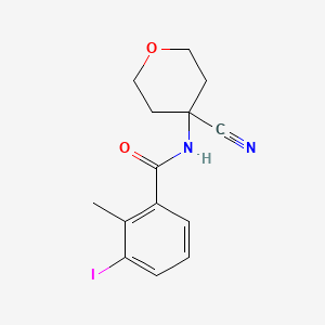 N-(4-cyanooxan-4-yl)-3-iodo-2-methylbenzamide