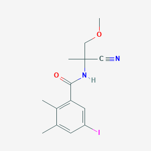 N-(2-cyano-1-methoxypropan-2-yl)-5-iodo-2,3-dimethylbenzamide