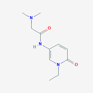 2-(dimethylamino)-N-(1-ethyl-6-oxopyridin-3-yl)acetamide