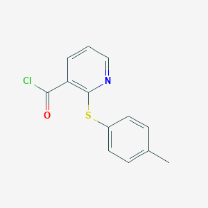 molecular formula C13H10ClNOS B070532 2-[(4-Methylphenyl)Thio]Pyridine-3-Carbonyl Chloride CAS No. 175135-78-1