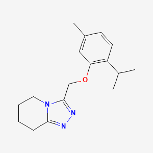 3-[(5-Methyl-2-propan-2-ylphenoxy)methyl]-5,6,7,8-tetrahydro-[1,2,4]triazolo[4,3-a]pyridine