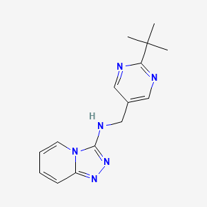 N-[(2-tert-butylpyrimidin-5-yl)methyl]-[1,2,4]triazolo[4,3-a]pyridin-3-amine