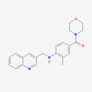 [3-Methyl-4-(quinolin-3-ylmethylamino)phenyl]-morpholin-4-ylmethanone