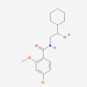 4-bromo-N-(2-cyclohexyl-2-hydroxyethyl)-2-methoxybenzamide