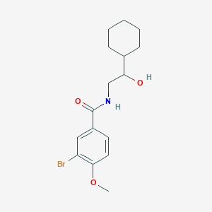 3-bromo-N-(2-cyclohexyl-2-hydroxyethyl)-4-methoxybenzamide