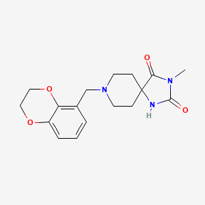 8-(2,3-Dihydro-1,4-benzodioxin-5-ylmethyl)-3-methyl-1,3,8-triazaspiro[4.5]decane-2,4-dione